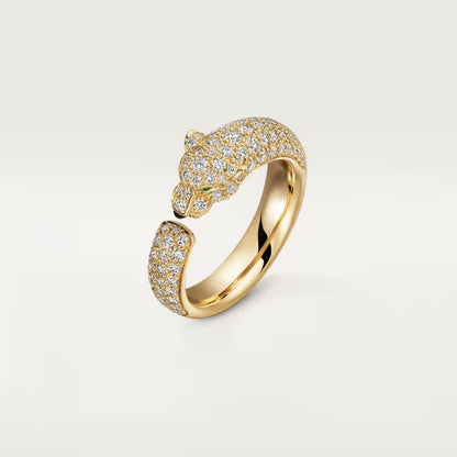 [Lumi Jewelry]PANTHERE FULL DIAMOND SMALL RING