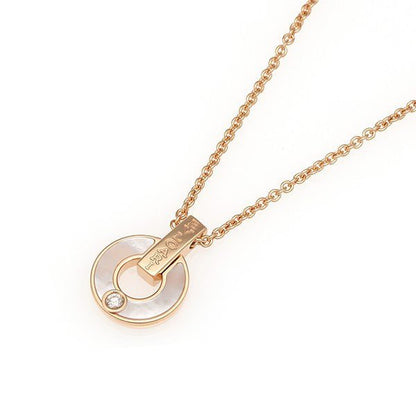 [Lumi Jewelry]GARI NECKLACE PINK GOLD MOP