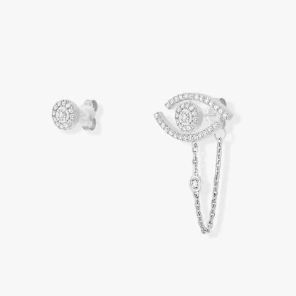 [Lumi Jewelery]Lucky Eye Diamond Earrings