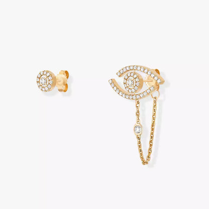 [Lumi Jewelery]Lucky Eye Diamond Earrings