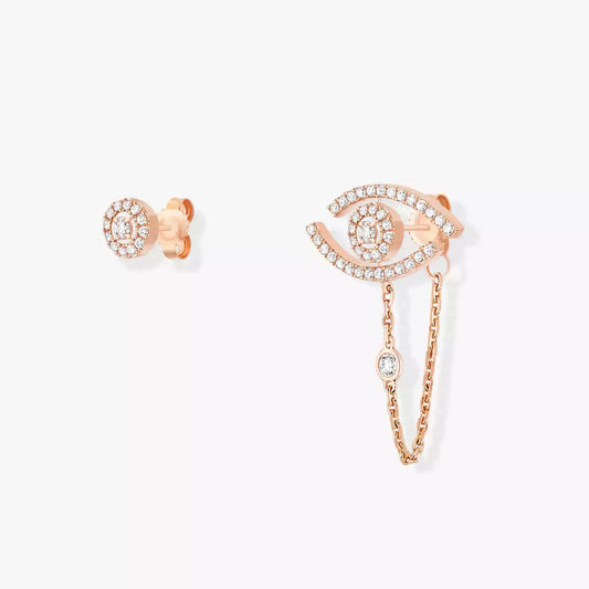 [Lumi Jewelery]Lucky Eye Diamond Earrings
