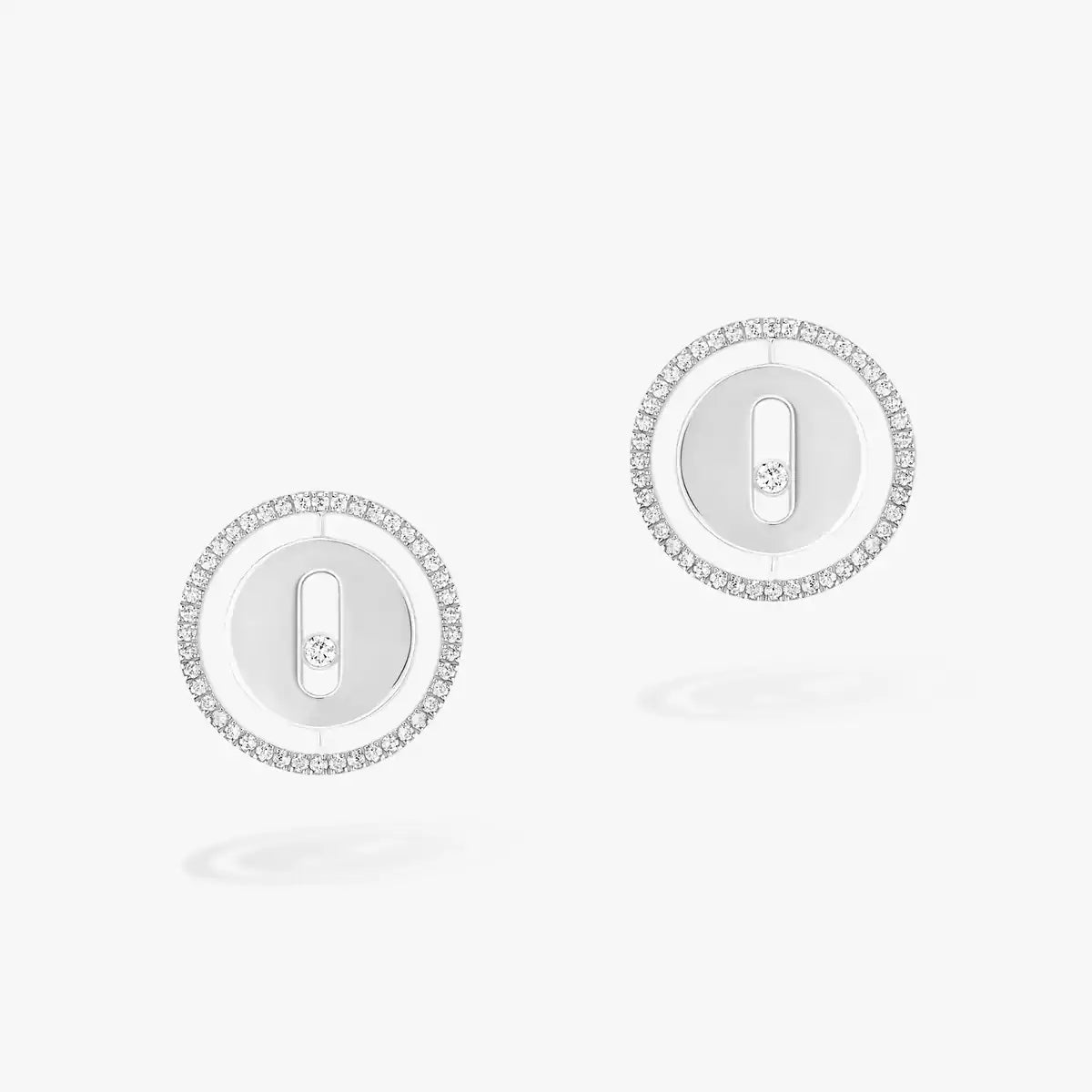 [Lumi Jewelery]Lucky Move Diamond Earrings