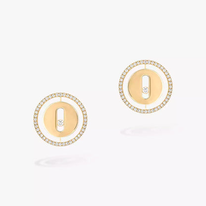 [Lumi Jewelery]Lucky Move Diamond Earrings
