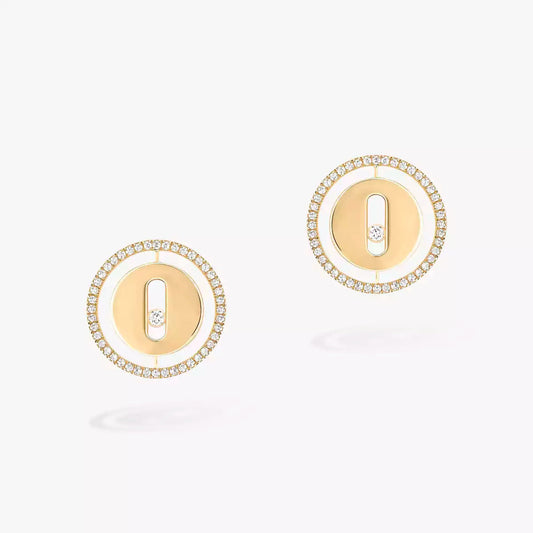 [Lumi Jewelery]Lucky Move Diamond Earrings