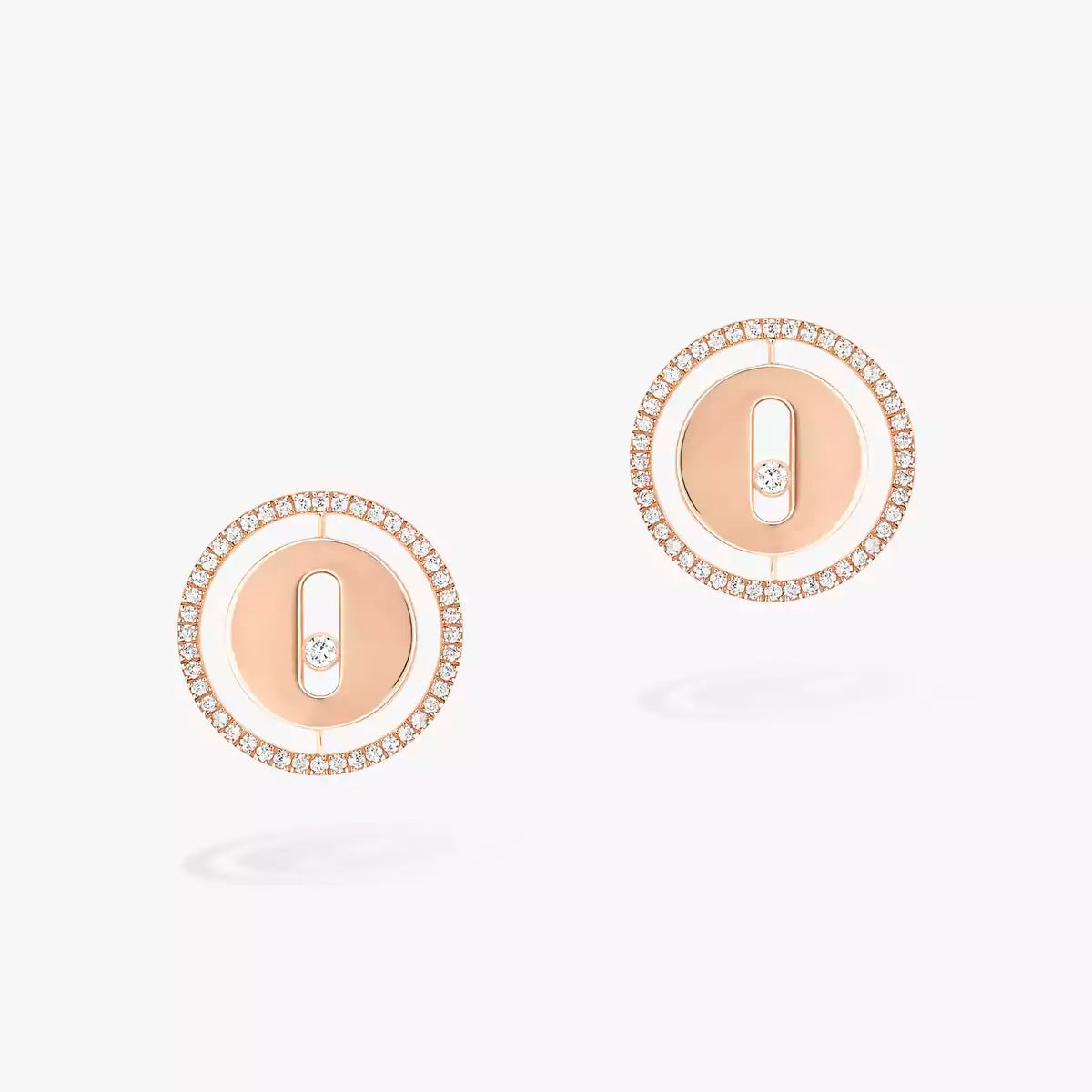 [Lumi Jewelery]Lucky Move Diamond Earrings