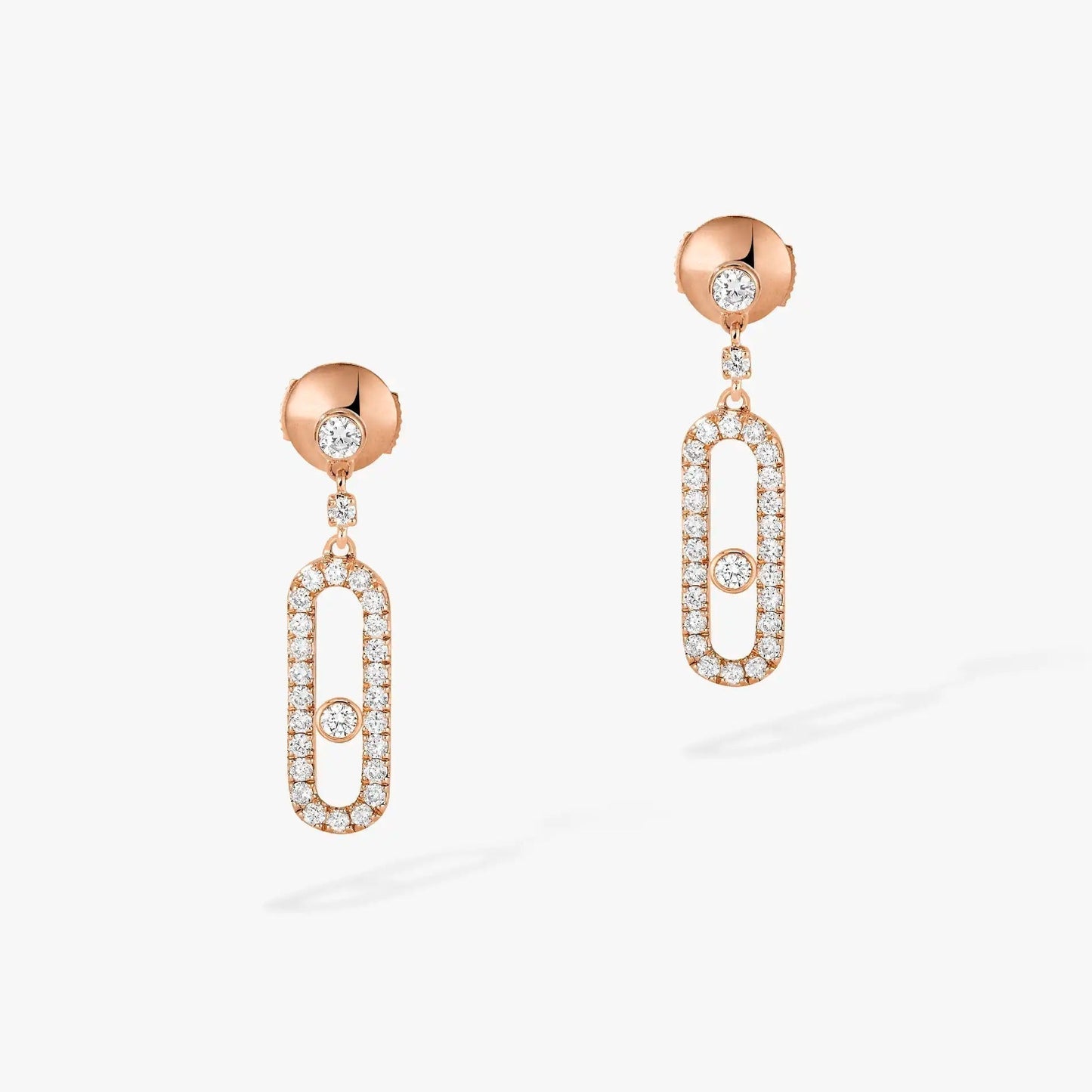 [Lumi Jewelery]DORMEUSES MOVE UNO DIAMOND EARRINGS
