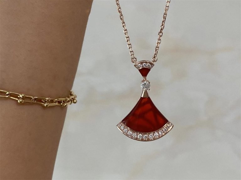[Lumi Jewelry]DREAM NECKLACE CARNELIAN DIAMOND