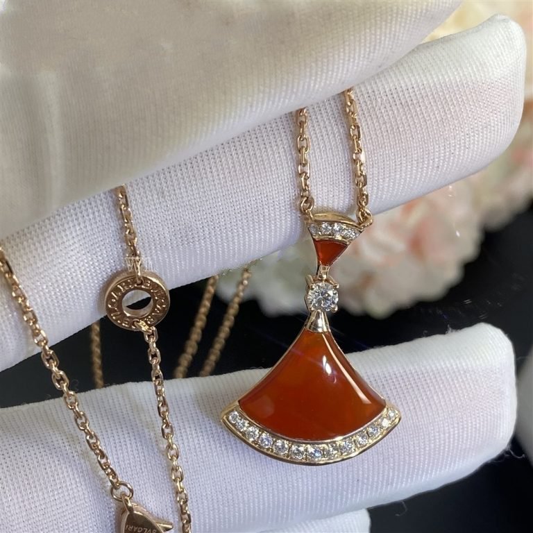 [Lumi Jewelry]DREAM NECKLACE CARNELIAN DIAMOND