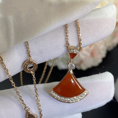 [Lumi Jewelry]DREAM NECKLACE CARNELIAN DIAMOND