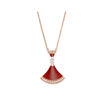 [Lumi Jewelry]DREAM NECKLACE CARNELIAN DIAMOND