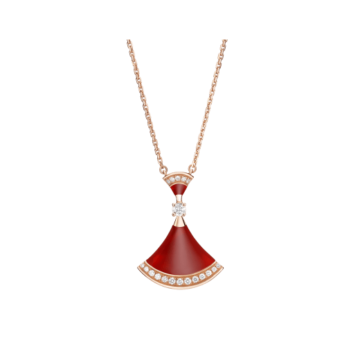 [Lumi Jewelry]DREAM NECKLACE CARNELIAN DIAMOND