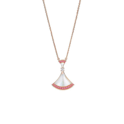 [Lumi Jewelry]DREAM NECKLACE MOP PINK DIAMOND