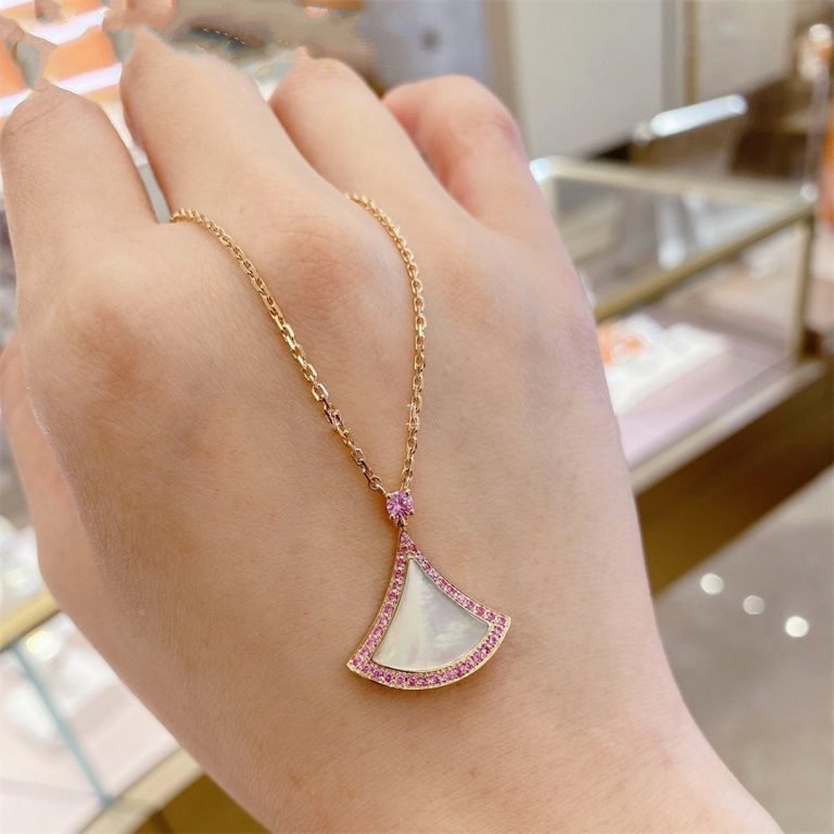 [Lumi Jewelry]DREAM NECKLACE MOP DIAMOND PINK