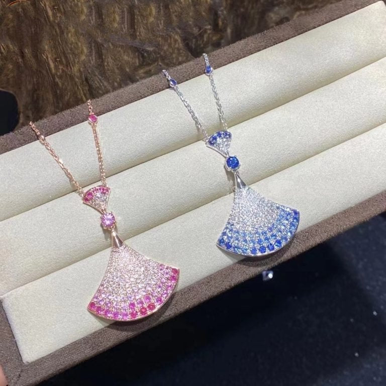[Lumi Jewelry]DREAM NECKLACK DIAMOND PINK GOLD