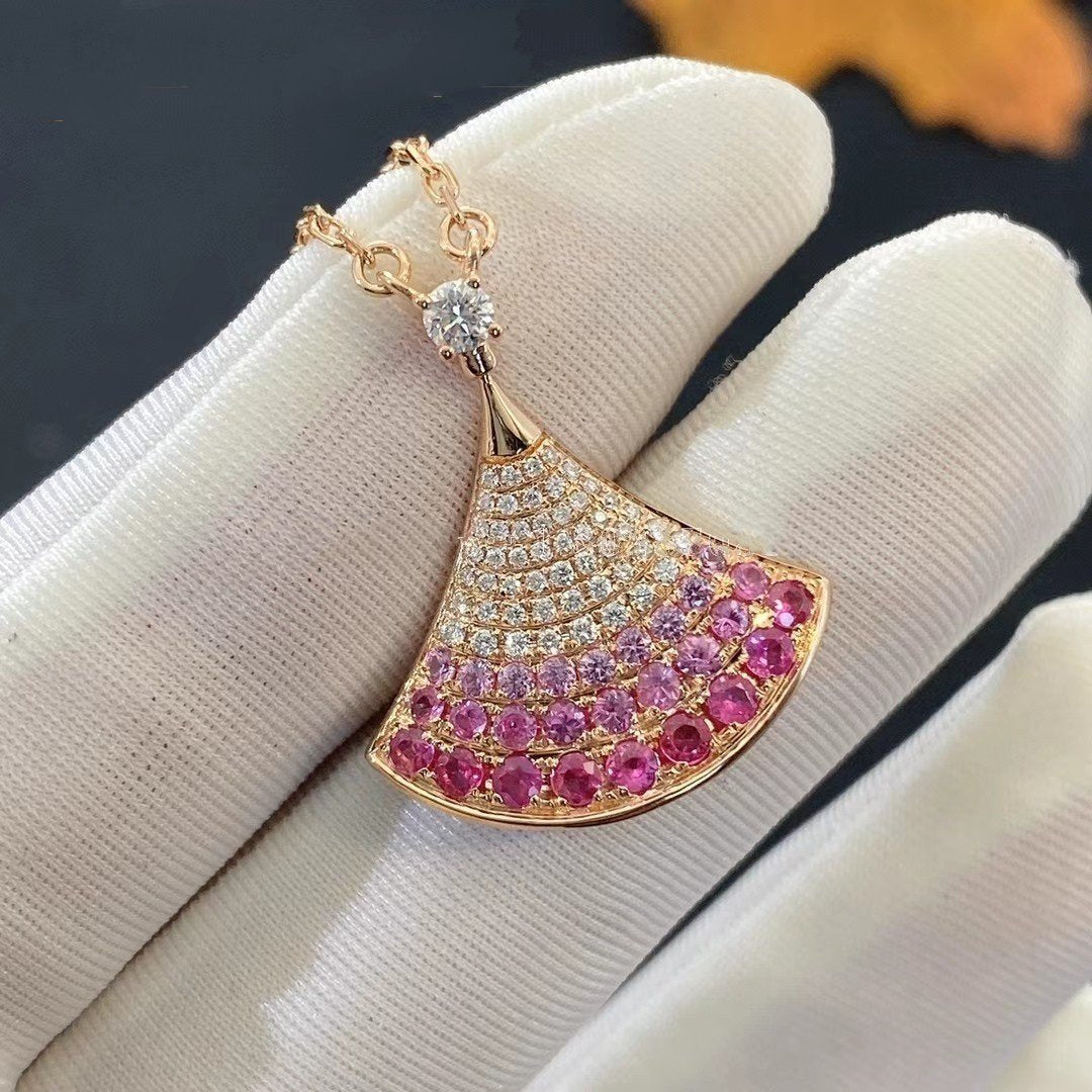 [Lumi Jewelry]DREAM NECKLACE PINK GOLD PINK DIAMOND
