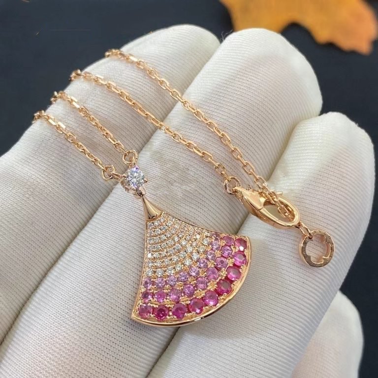 [Lumi Jewelry]DREAM NECKLACE PINK GOLD PINK DIAMOND