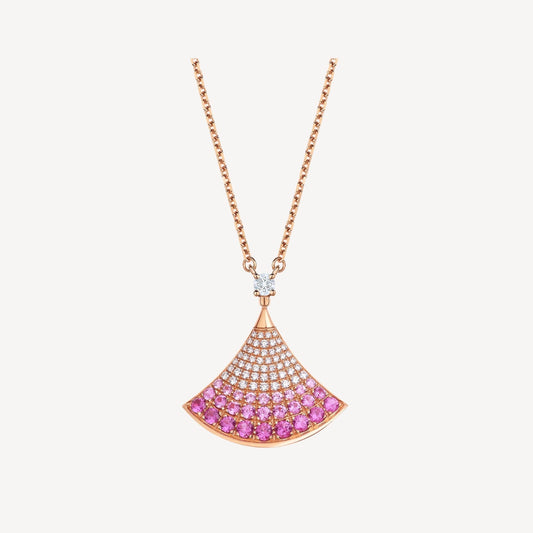 [Lumi Jewelry]DREAM NECKLACE PINK GOLD PINK DIAMOND