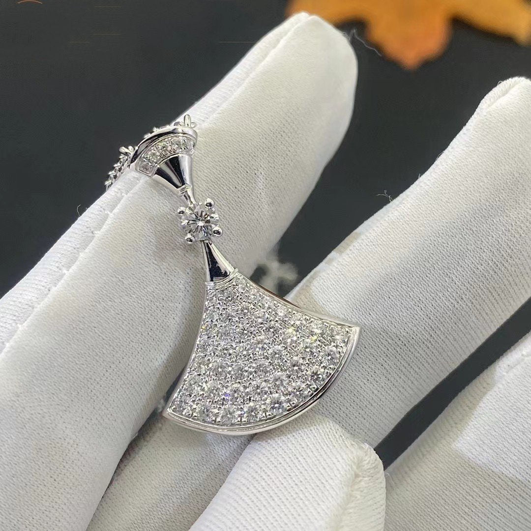 [Lumi Jewelry]DREAM NECKLACE SILVER FULL DIAMOND