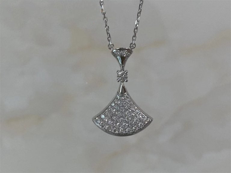 [Lumi Jewelry]DREAM NECKLACE SILVER FULL DIAMOND