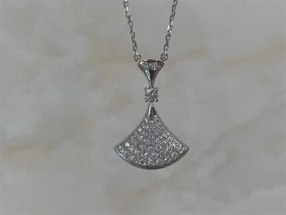 [Lumi Jewelry]DREAM NECKLACE SILVER FULL DIAMOND