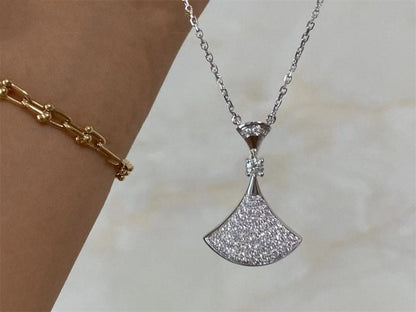 [Lumi Jewelry]DREAM NECKLACE SILVER FULL DIAMOND