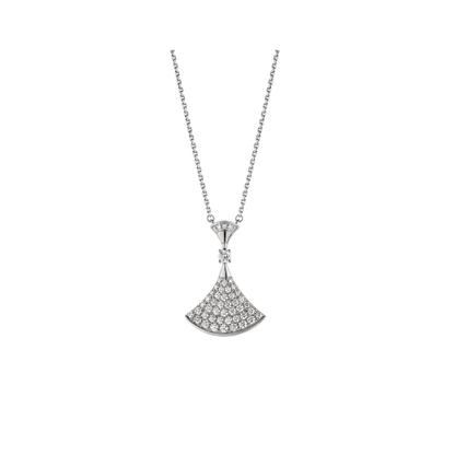 [Lumi Jewelry]DREAM NECKLACE SILVER FULL DIAMOND