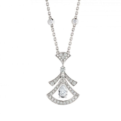 [Lumi Jewelry]DREAM NECKLACE WHITE DIAMOND SILVER