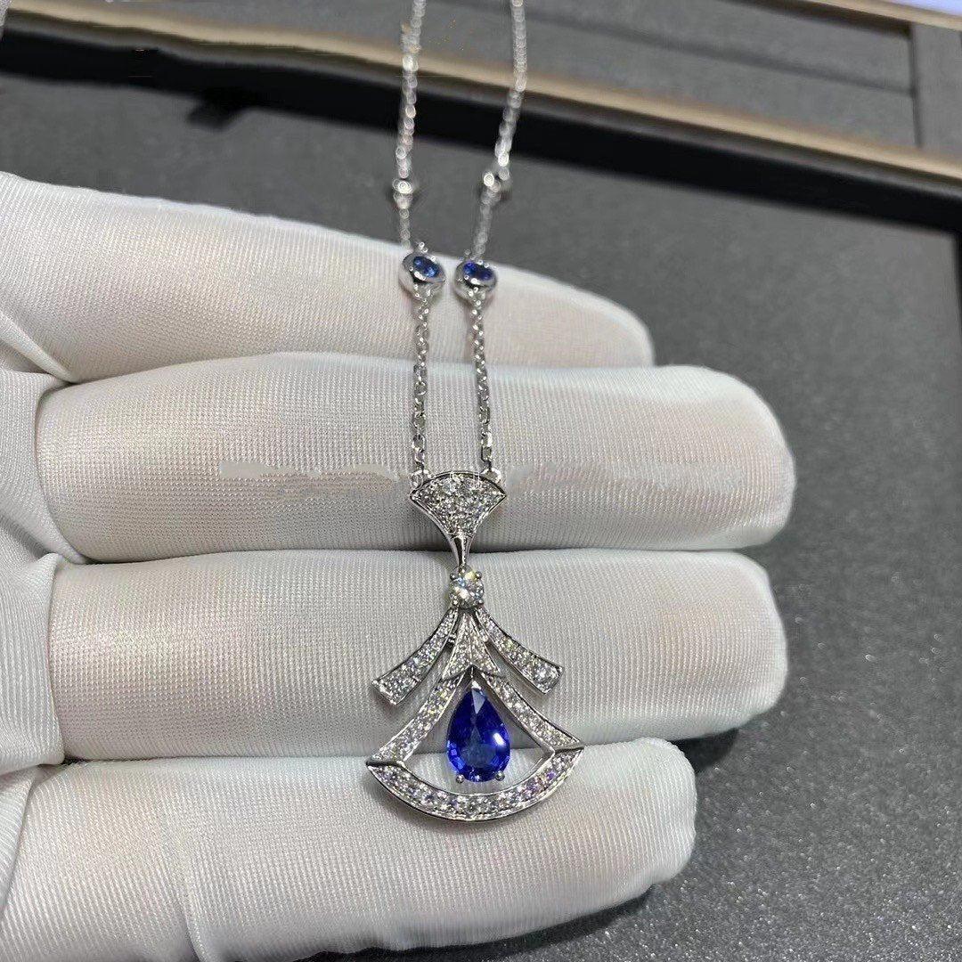 [Lumi Jewelry]DREAM NECKLACE AGATE DIAMOND SILVER