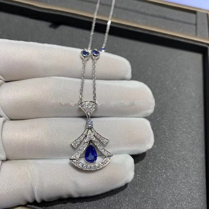 [Lumi Jewelry]DREAM NECKLACE AGATE DIAMOND SILVER
