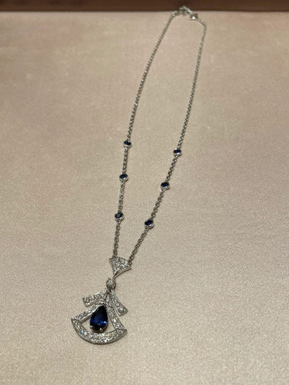 [Lumi Jewelry]DREAM NECKLACE AGATE DIAMOND SILVER