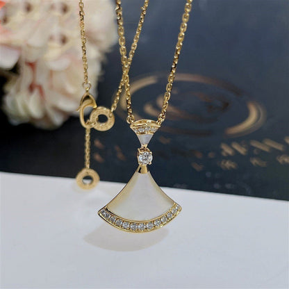 [Lumi Jewelry]DREAM NECKLACE MOP GOLD DIAMOND