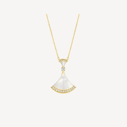 [Lumi Jewelry]DREAM NECKLACE MOP GOLD DIAMOND