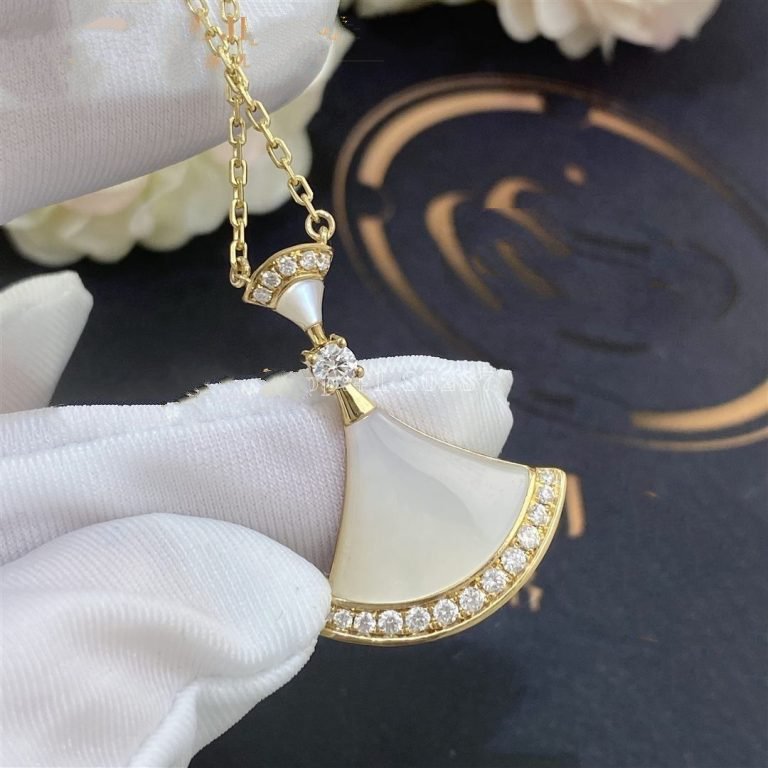[Lumi Jewelry]DREAM NECKLACE MOP GOLD DIAMOND