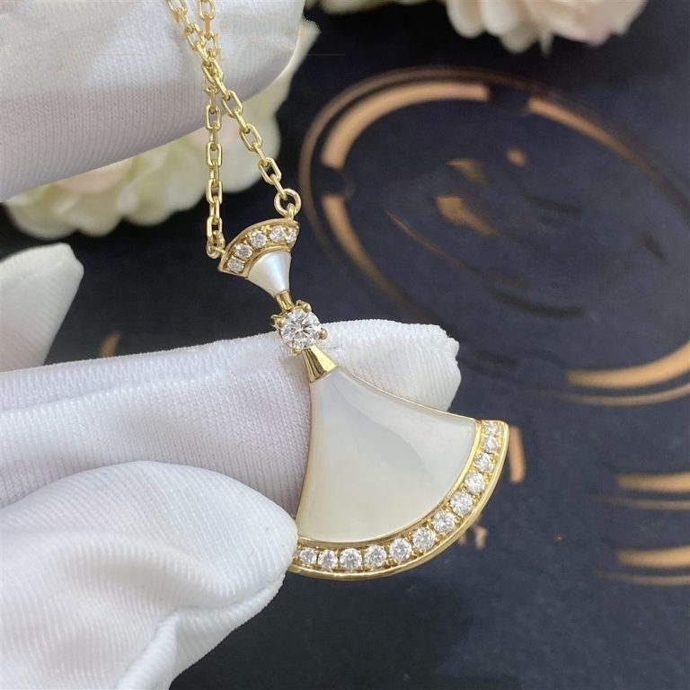 [Lumi Jewelry]DREAM NECKLACE MOP GOLD DIAMOND