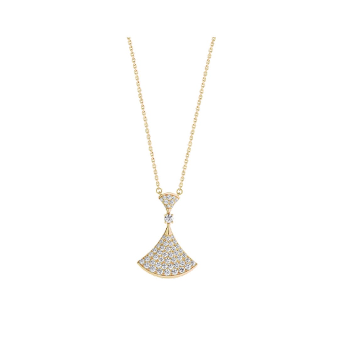 [Lumi Jewelry]DREAM NECKLACE GOLD FULL DIAMOND