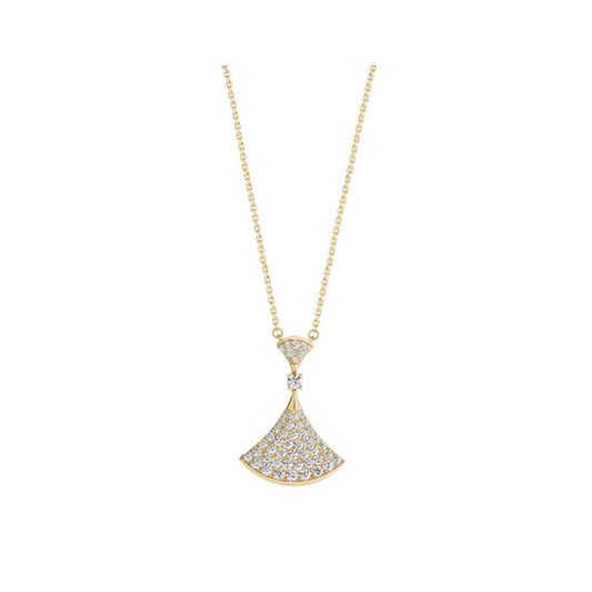 [Lumi Jewelry]DREAM NECKLACE GOLD FULL DIAMOND