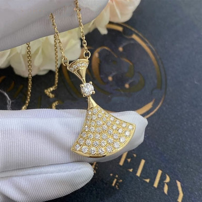 [Lumi Jewelry]DREAM NECKLACE GOLD FULL DIAMOND