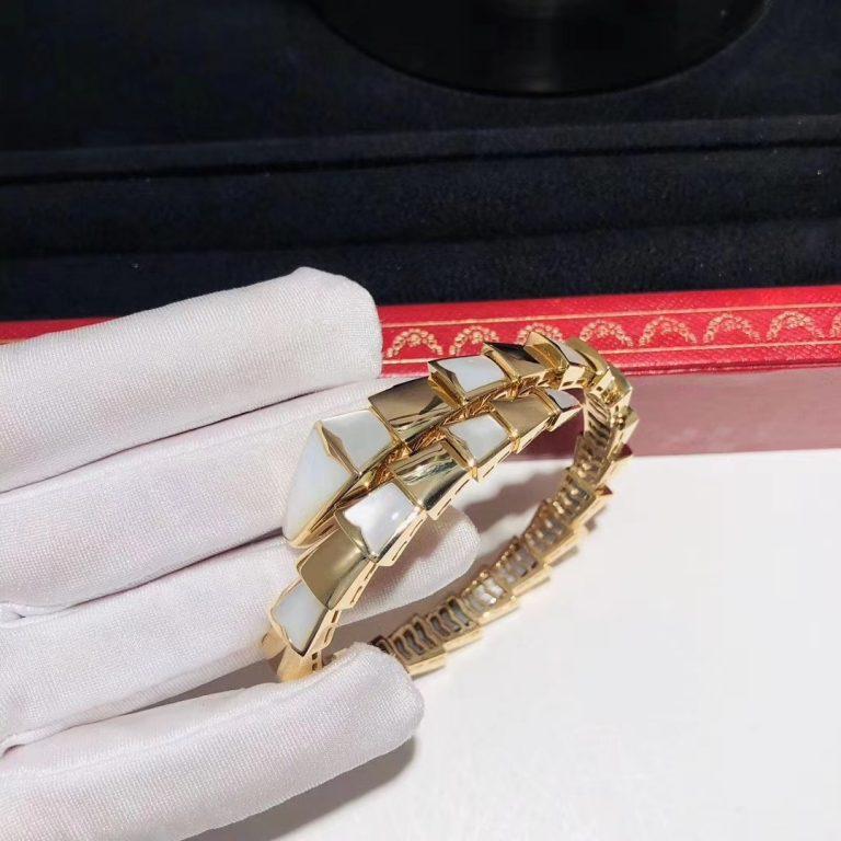 [Lumi Jewelry]SERPENTI BRACELET MOP GOLD