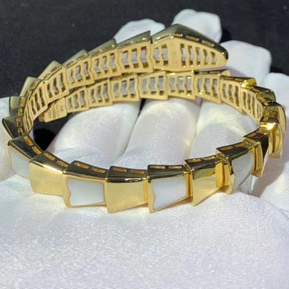 [Lumi Jewelry]SERPENTI BRACELET MOP GOLD