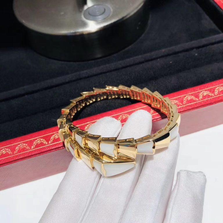 [Lumi Jewelry]SERPENTI BRACELET MOP GOLD