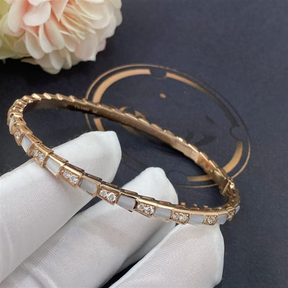 [Lumi Jewelry]SERPENTI BRACELET PINK GOLD MOP DIAMOND