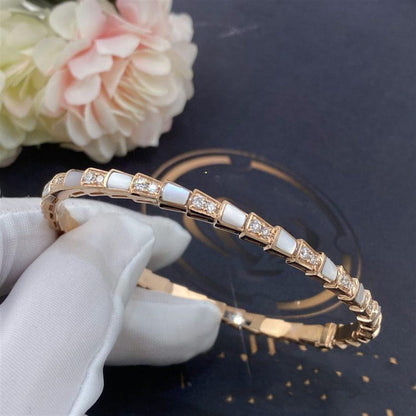 [Lumi Jewelry]SERPENTI BRACELET PINK GOLD MOP DIAMOND