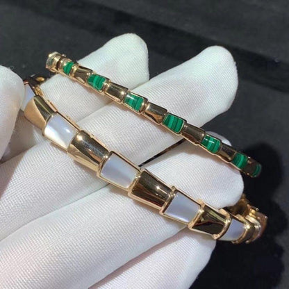 [Lumi Jewelry]SERPENTI BRACELET PINK GOLD MOP
