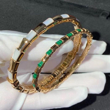 [Lumi Jewelry]SERPENTI BRACELET PINK GOLD MOP
