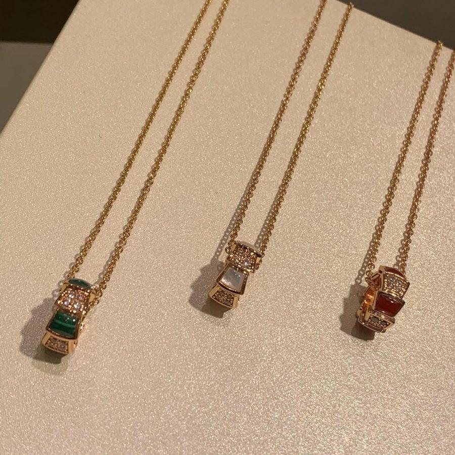 [Lumi Jewelry]SERPENTI PEDANT DIAMOND NECKLACE