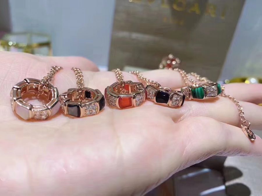 [Lumi Jewelry]SERPENTI PEDANT DIAMOND NECKLACE