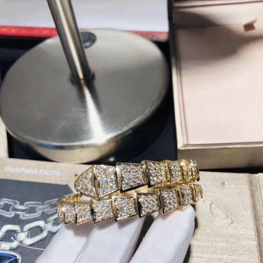 [Lumi Jewelry]SERPENTI BRACELET 8MM GOLD DIAMOND