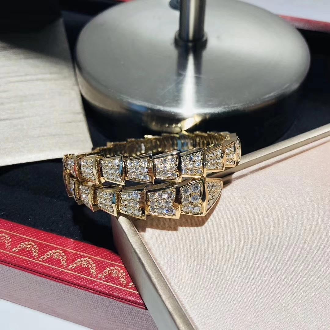 [Lumi Jewelry]SERPENTI BRACELET 8MM GOLD DIAMOND