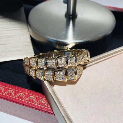 [Lumi Jewelry]SERPENTI BRACELET 8MM GOLD DIAMOND