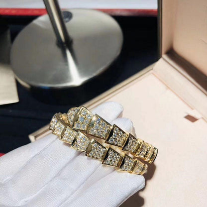 [Lumi Jewelry]SERPENTI BRACELET 8MM GOLD DIAMOND